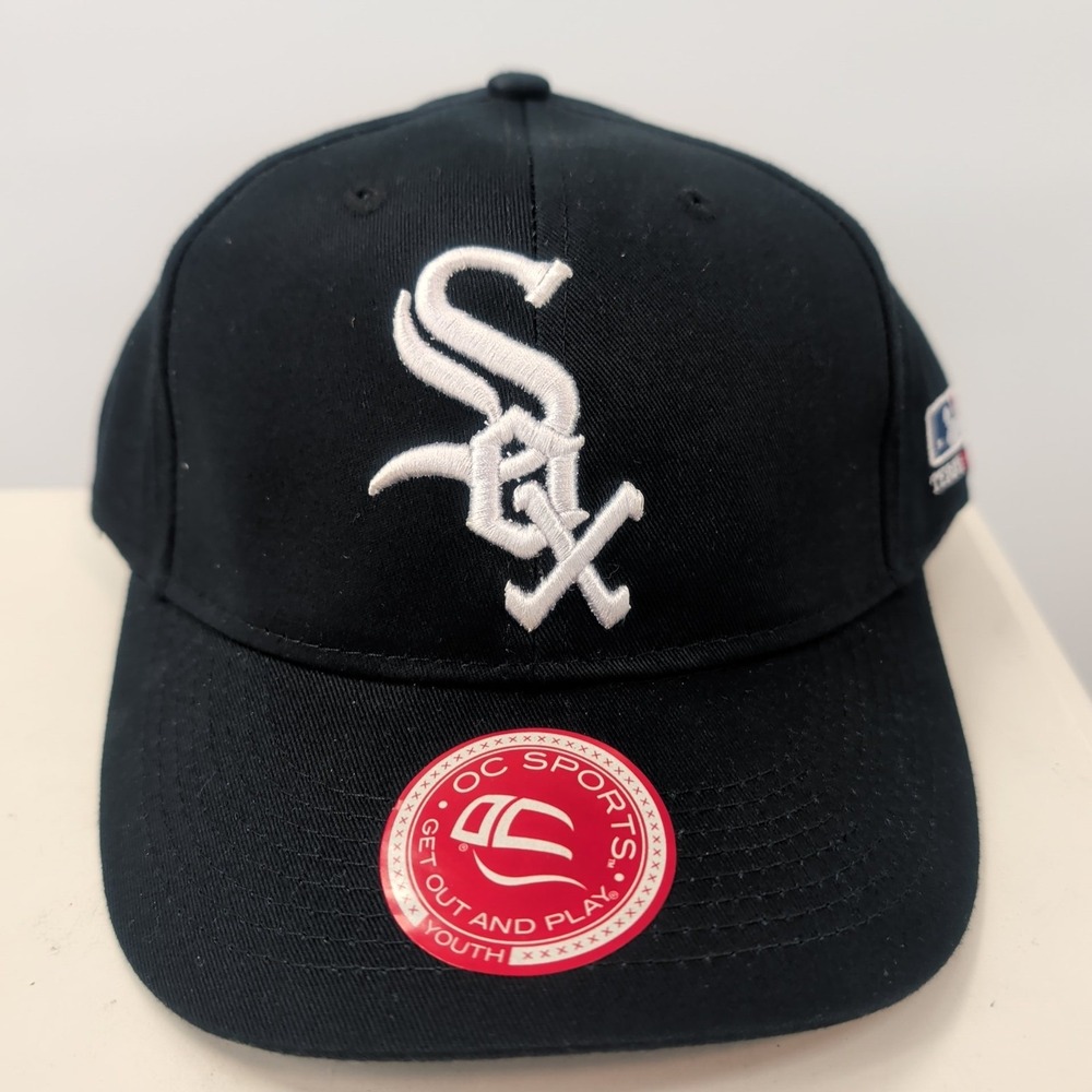 Chicago White Sox OC Sports Embroidered Baseball‎ Performance Cap Hat Black